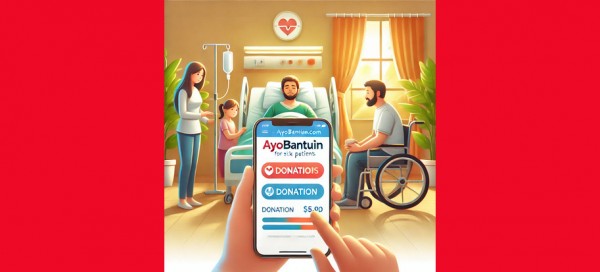 Platform donasi online terpercaya untuk pasien sakit